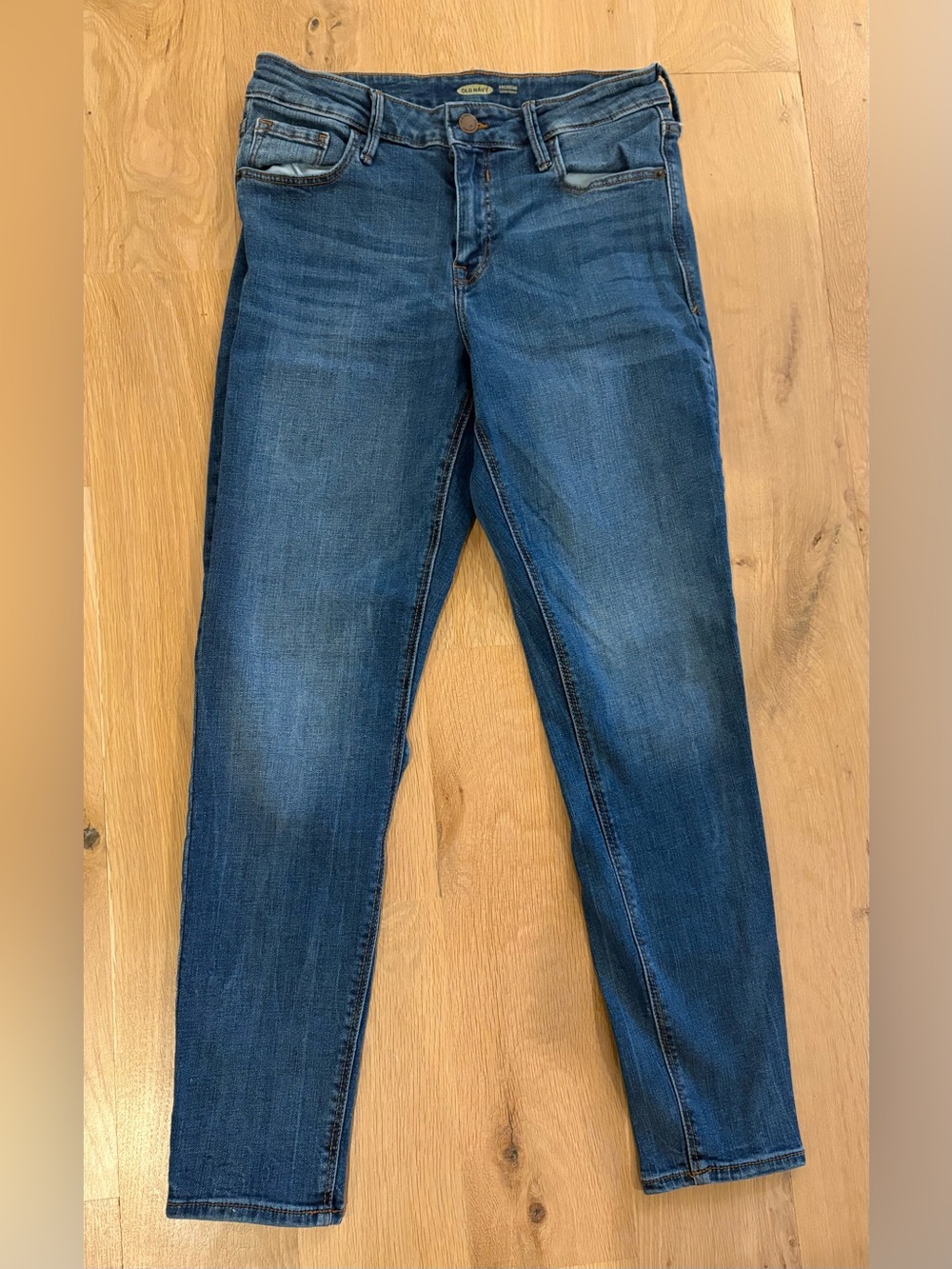 Old Navy Women’s Blue Rockstar Super Skinny Jeans